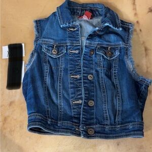 Arizona Jean Company Blue Denim Vest